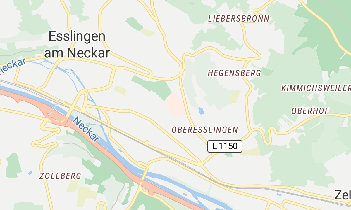 Kartenansicht Klinikum Esslingen
