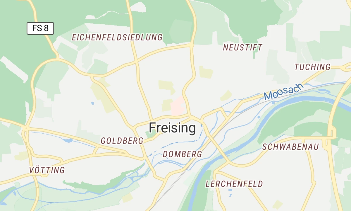 Kartenansicht Klinikum Freising