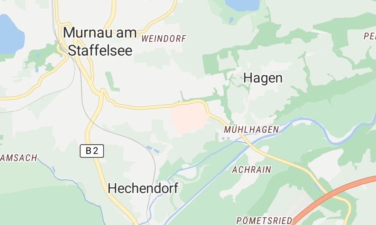 Kartenansicht Klinikum Garmisch-Partenkirchen (Außenstelle Murnau)