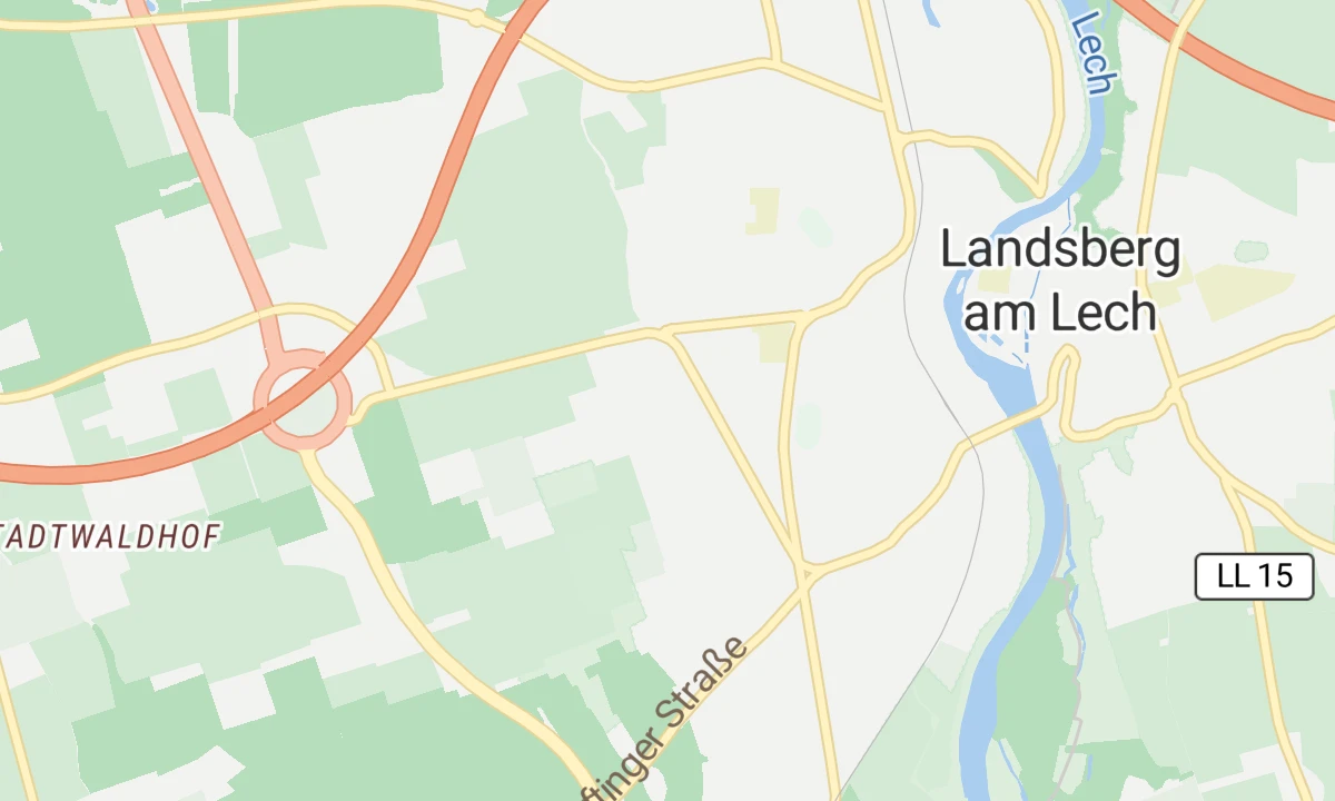 Kartenansicht Klinikum Landsberg am Lech