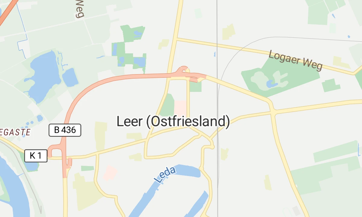 Kartenansicht Klinikum Leer