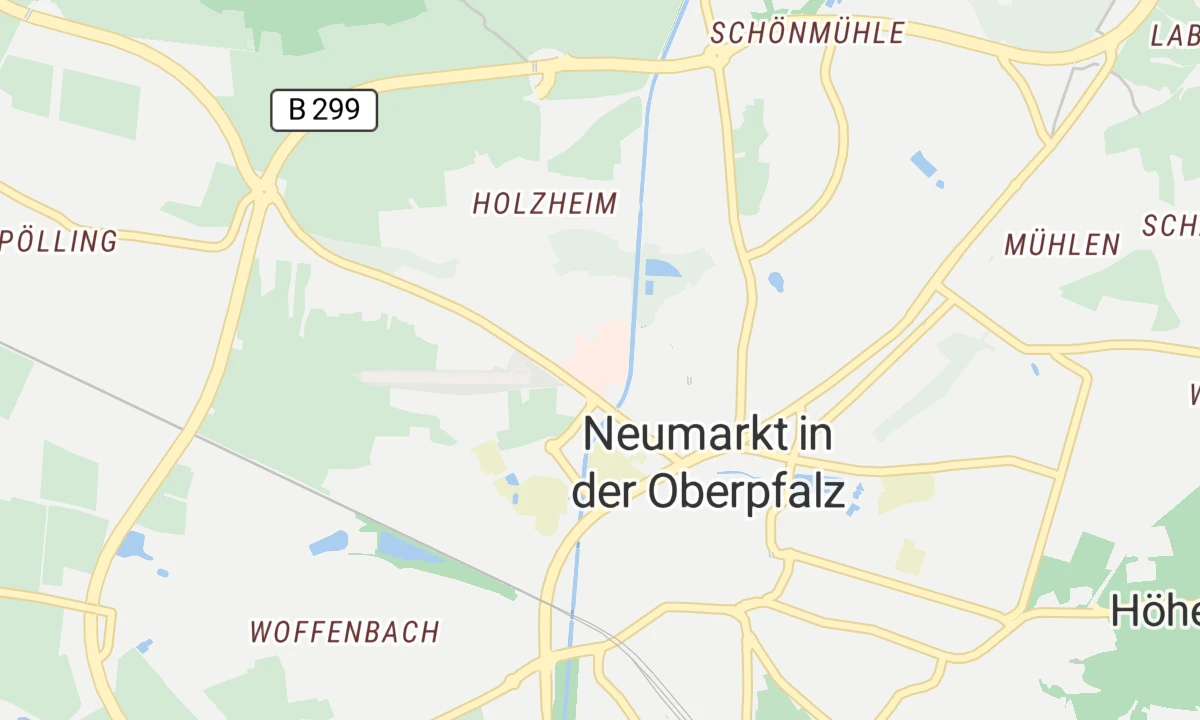 Kartenansicht Klinikum Neumarkt