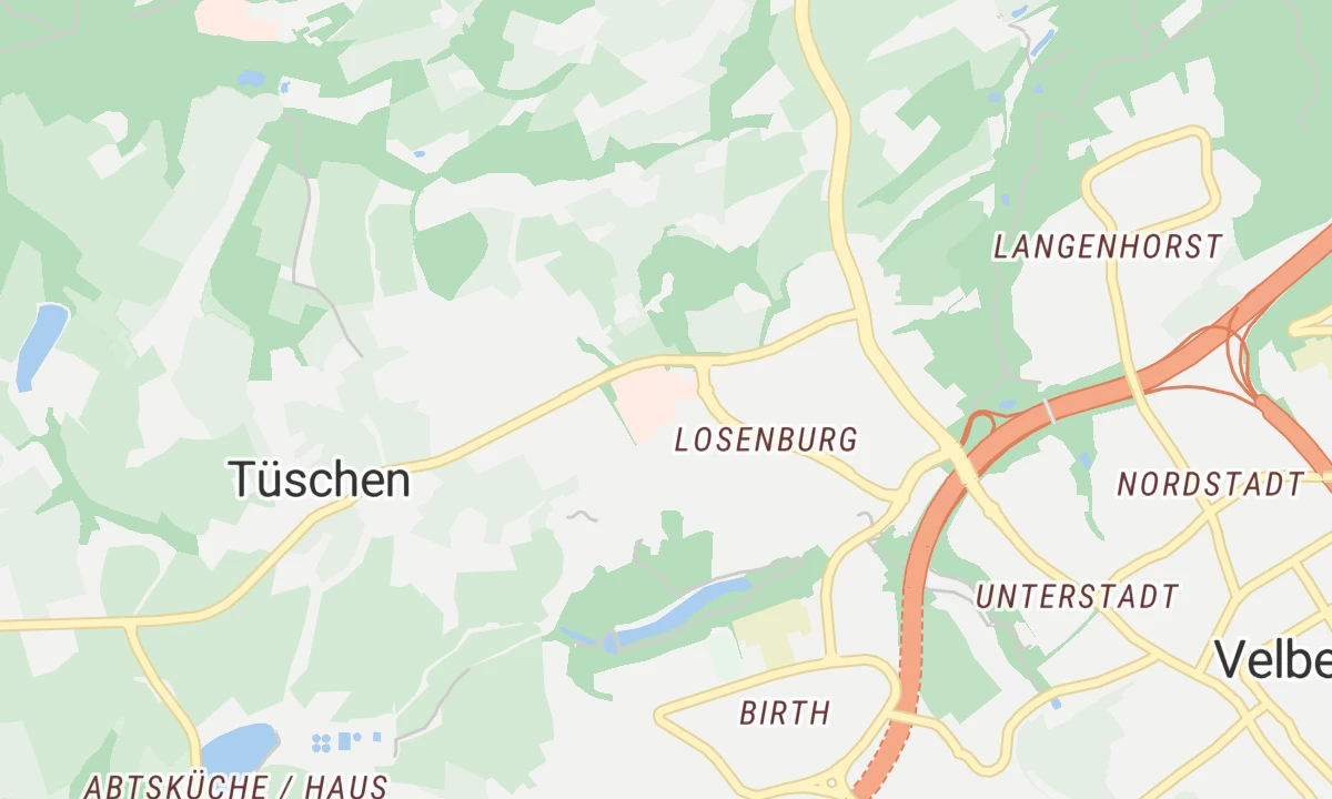 Kartenansicht Klinikum Niederberg