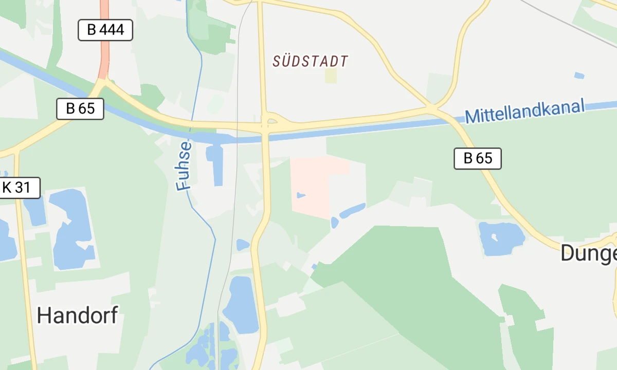 Kartenansicht Klinikum Peine