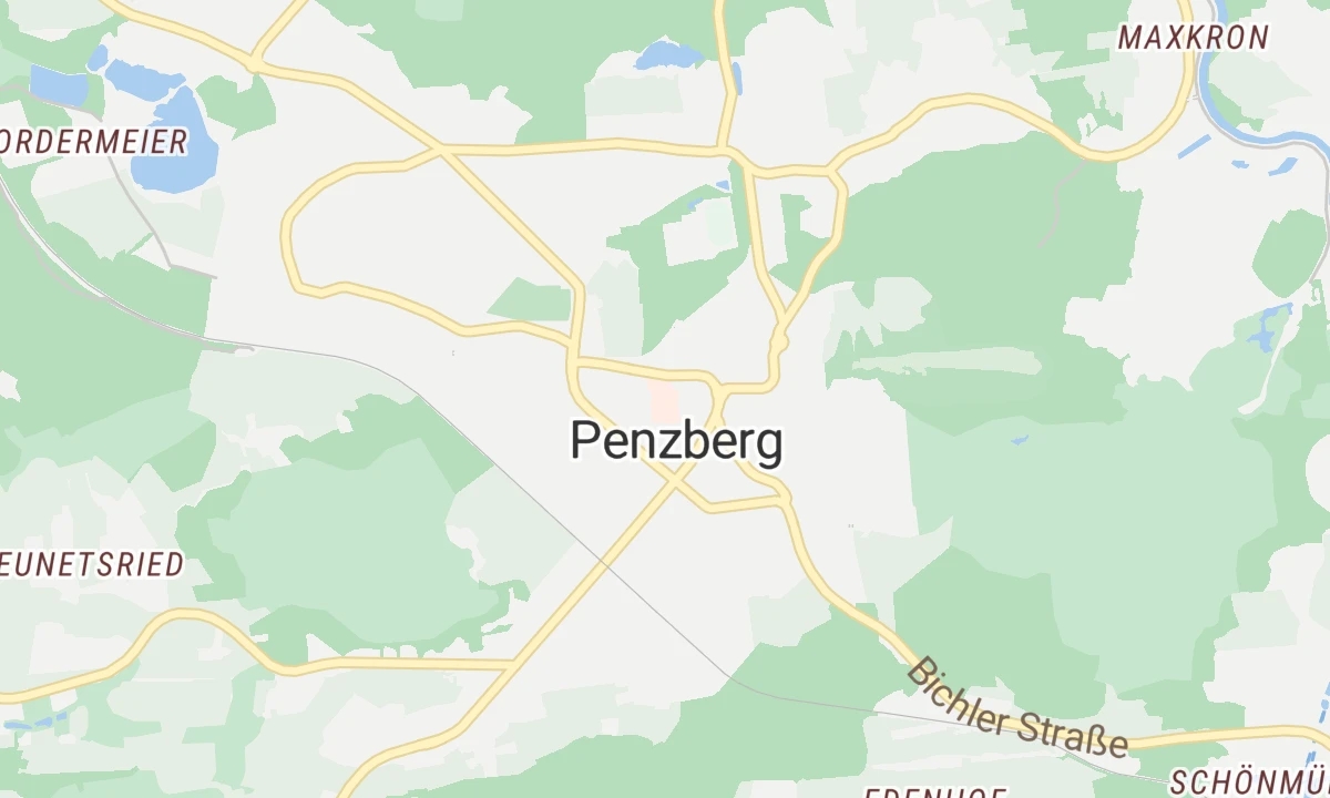 Kartenansicht Klinikum Penzberg