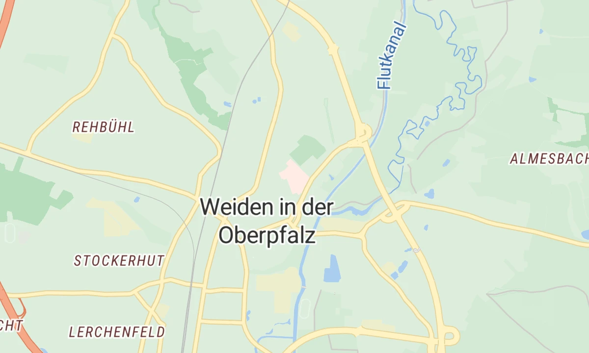 Kartenansicht Klinikum Weiden