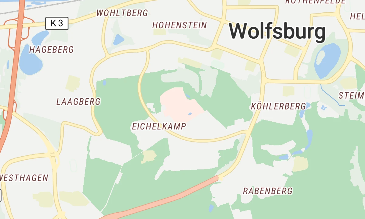 Kartenansicht Klinikum Wolfsburg