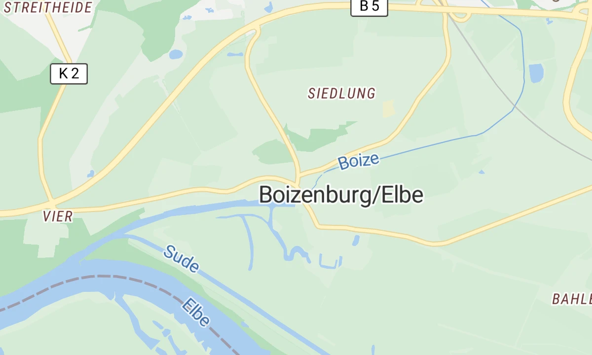 Kartenansicht KMG Klinik Boizenburg