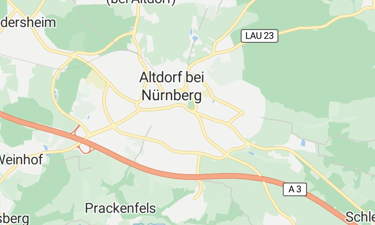 Kartenansicht Krankenhaus Altdorf