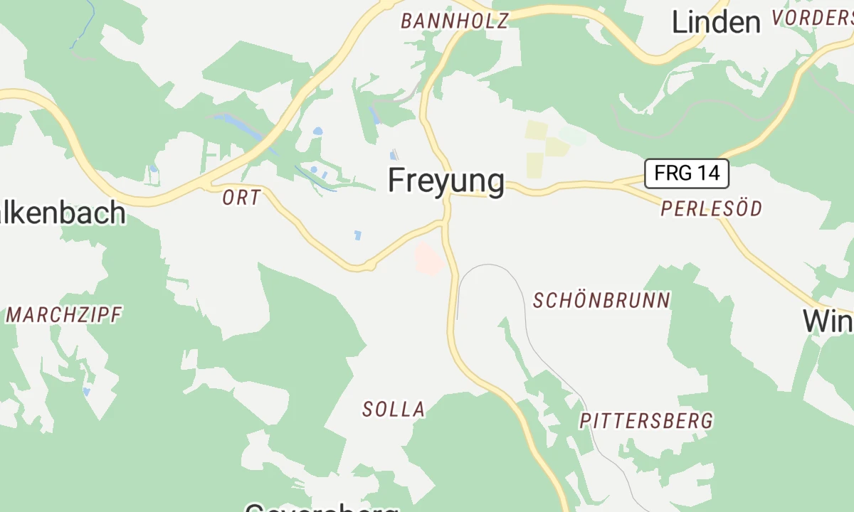 Kartenansicht Krankenhaus Freyung