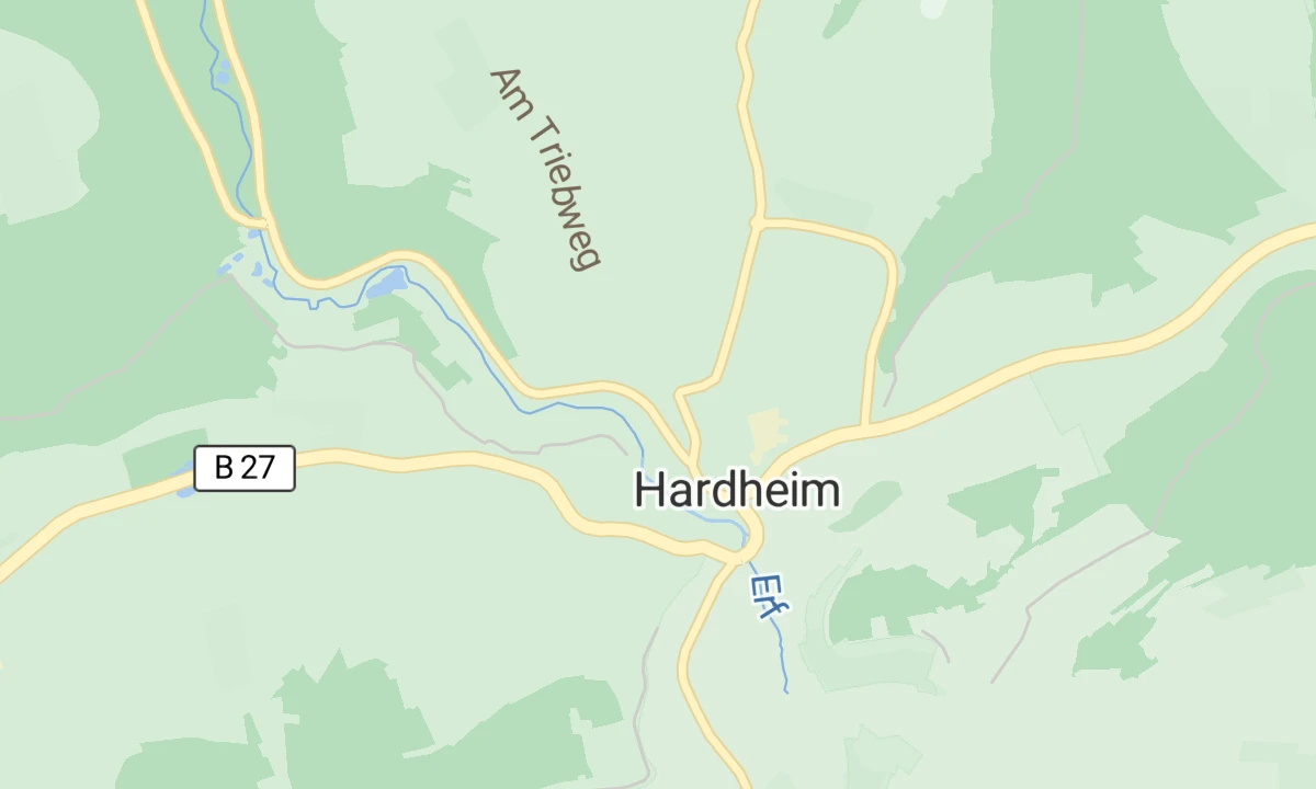 Kartenansicht Krankenhaus Hardheim