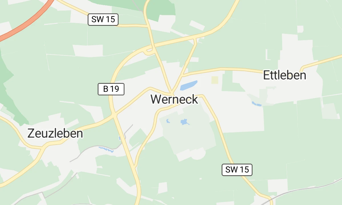 Kartenansicht Krankenhaus Markt Werneck