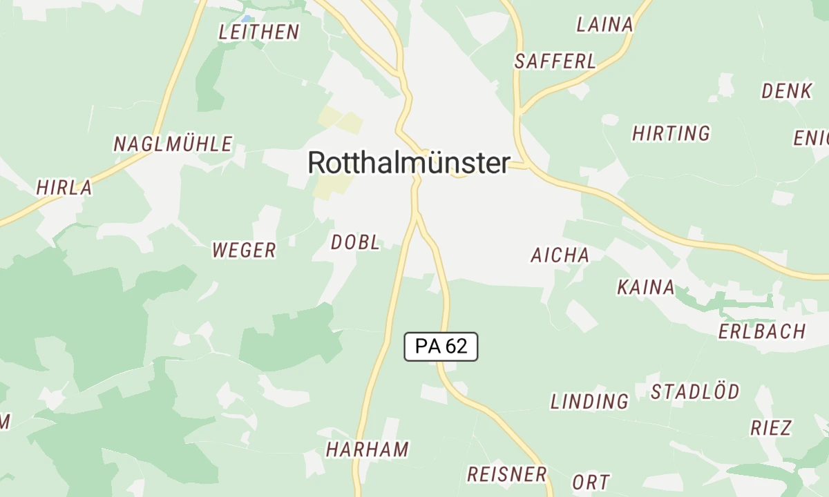 Kartenansicht Krankenhaus Rotthalmünster