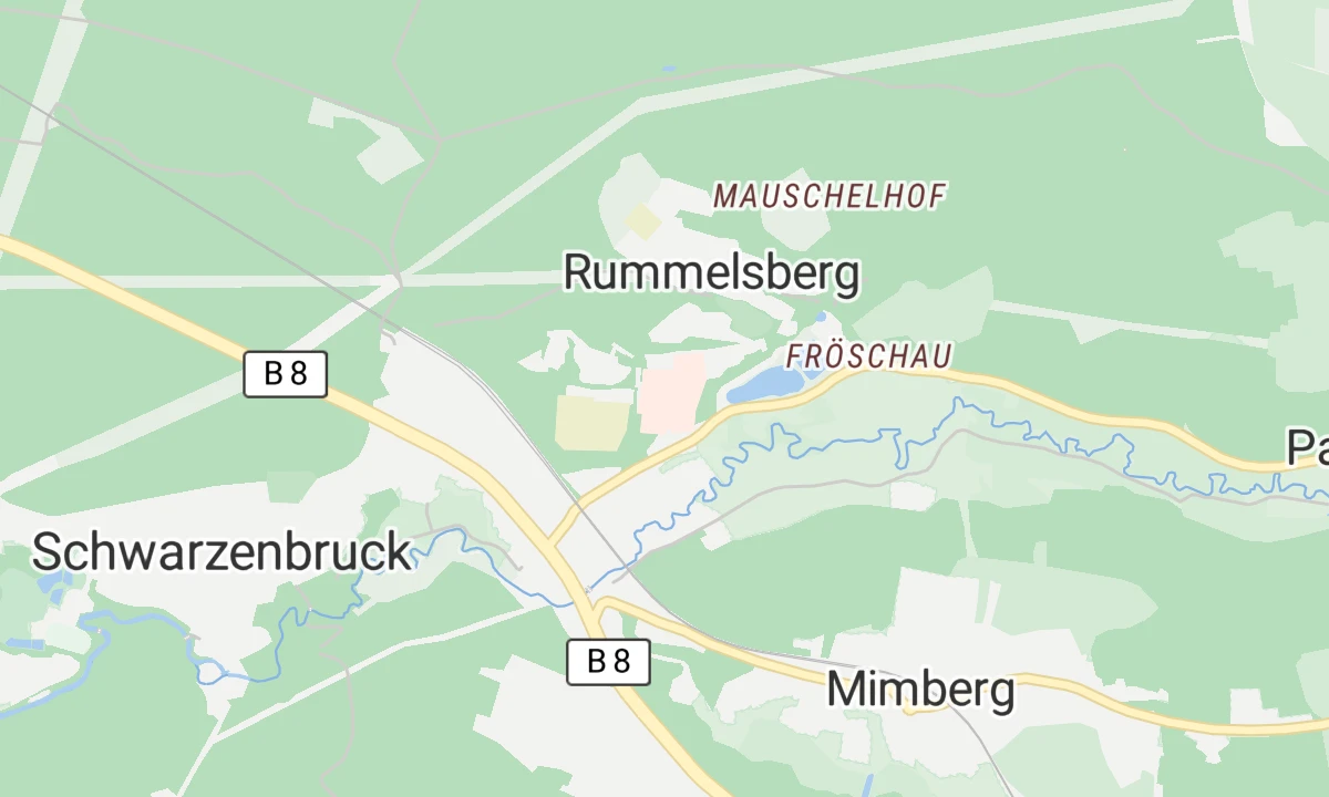 Kartenansicht Krankenhaus Rummelsberg