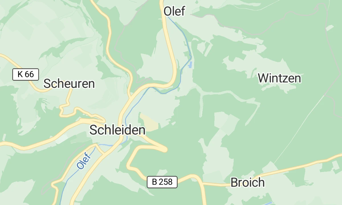 Kartenansicht Krankenhaus Schleiden