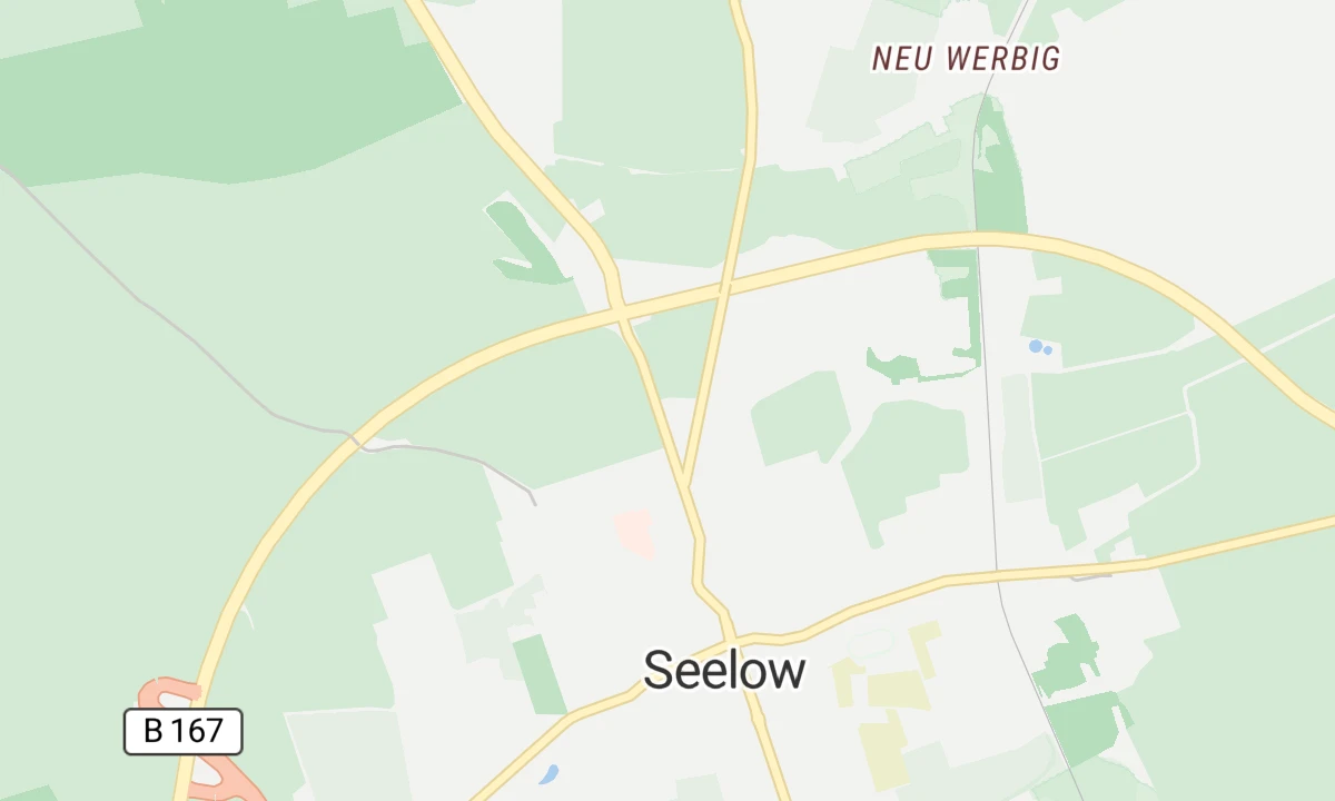Kartenansicht Krankenhaus Seelow