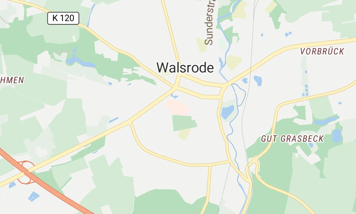 Kartenansicht Krankenhaus Walsrode