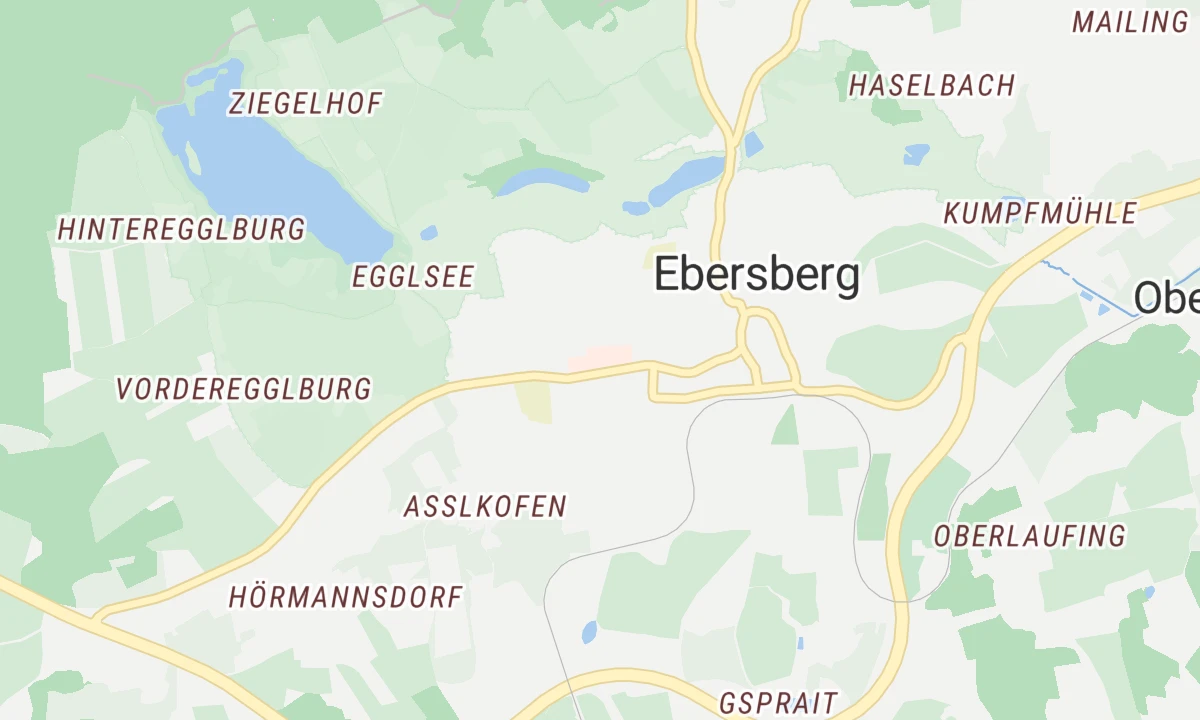 Kartenansicht Kreisklinik Ebersberg