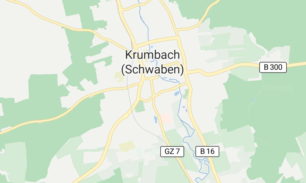 Kartenansicht Kreisklinik Krumbach