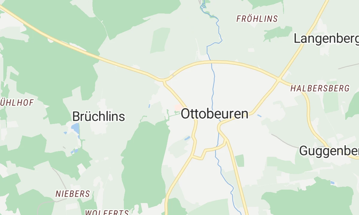 Kartenansicht Kreisklinik Ottobeuren