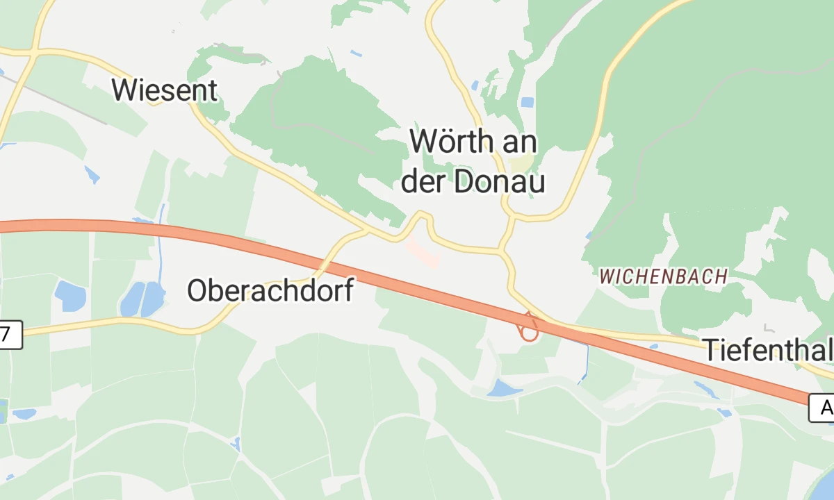 Kartenansicht Kreisklinik Wörth an der Donau