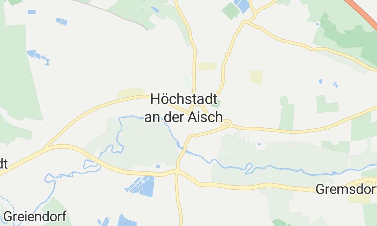 Kartenansicht Kreiskrankenhaus Höchstadt