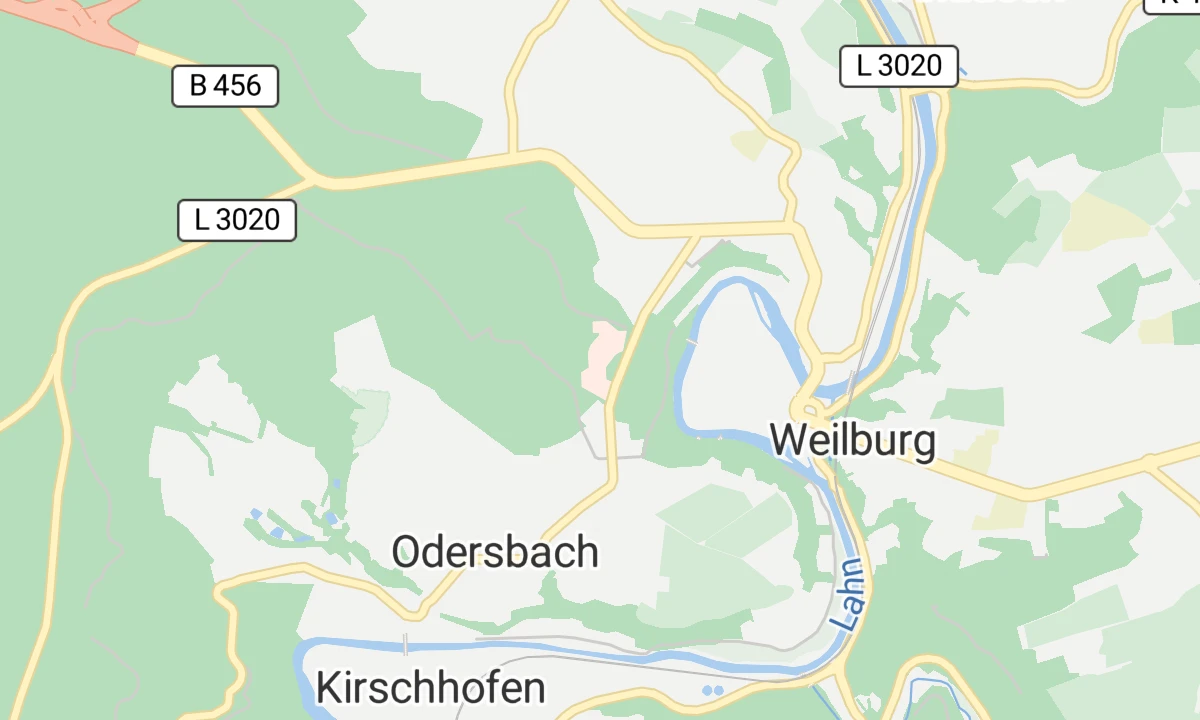 Kartenansicht Kreiskrankenhaus Weilburg