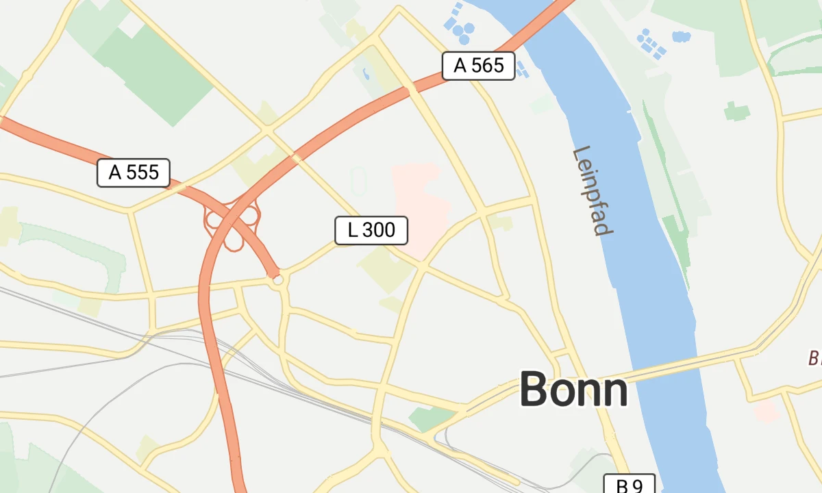 Kartenansicht LVR-Klinik Bonn