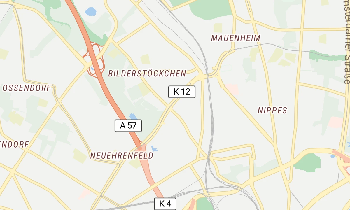 Kartenansicht LVR-Klinik Köln-Bilderstöckchen