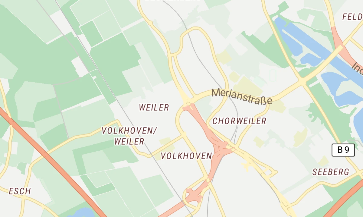 Kartenansicht LVR-Klinik Köln Chorweiler