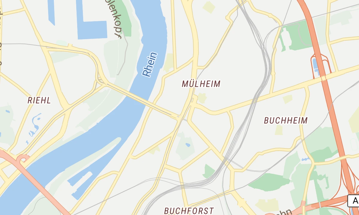 Kartenansicht LVR-Klinik Köln (Psychiatrische Tagesklinik Köln-Mülheim)