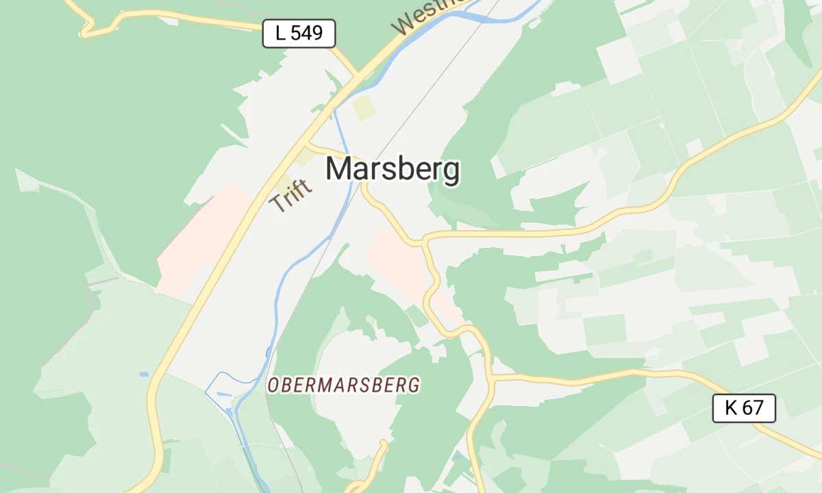 Kartenansicht LWL-Klinik Marsberg