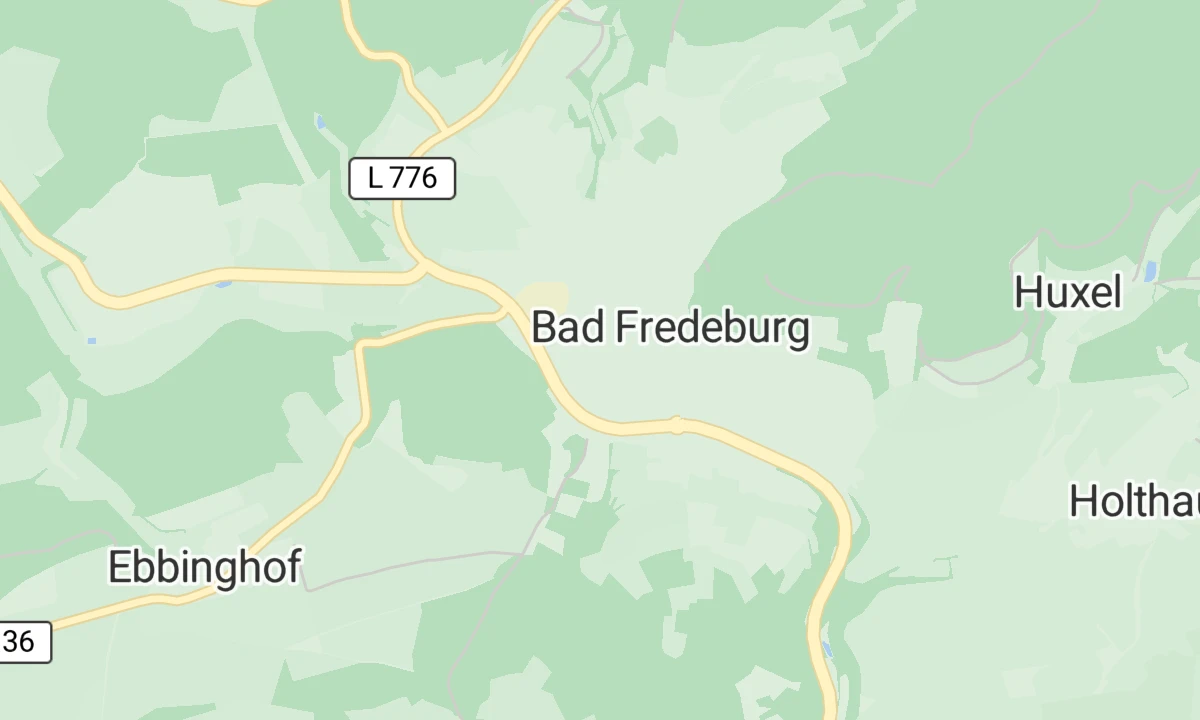 Kartenansicht LWL-Tagesklinik Schmallenberg-Bad Fredeburg