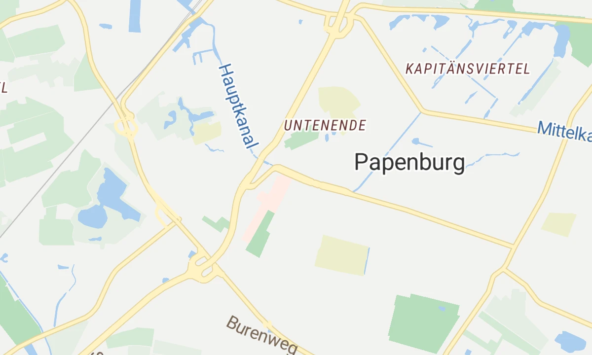 Kartenansicht Marien Hospital Papenburg Aschendorf  - Kinder- & Jugendpsychiatrie