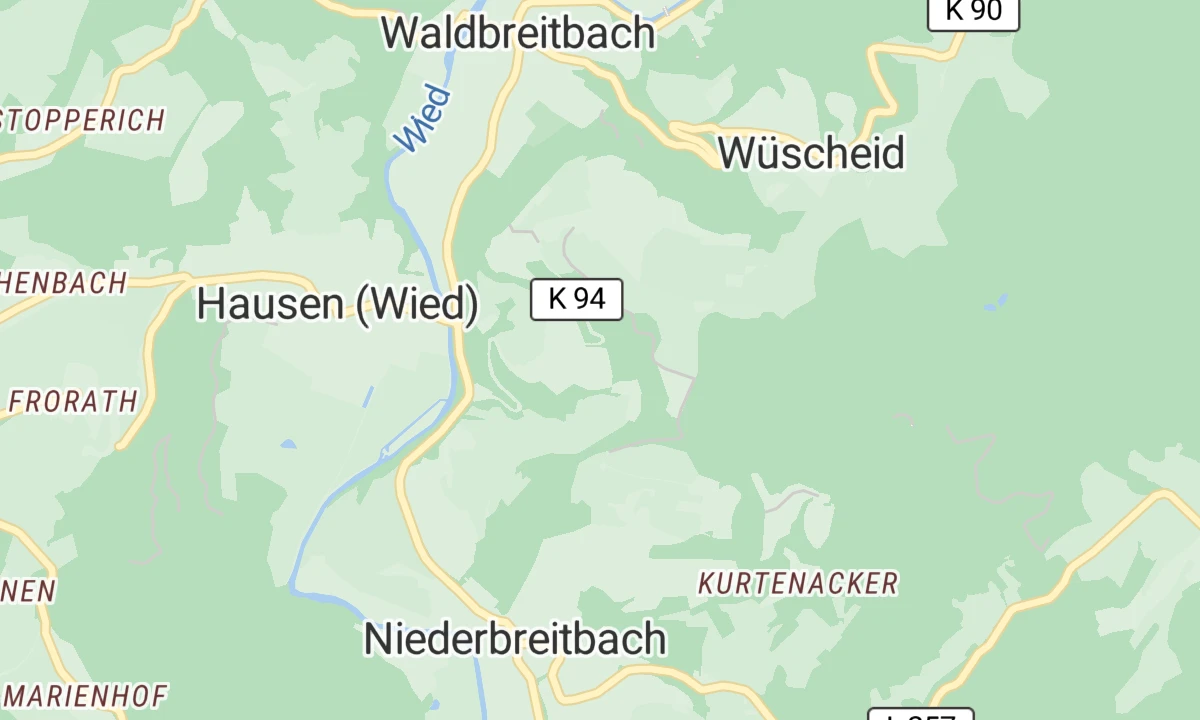 Kartenansicht Marienhaus Klinikum St. Antonius Waldbreitbach