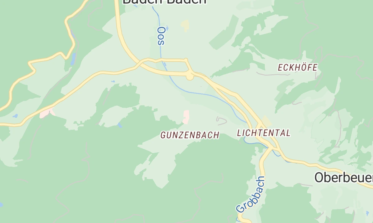 Kartenansicht Median Klinik Gunzenbachhof Baden-Baden