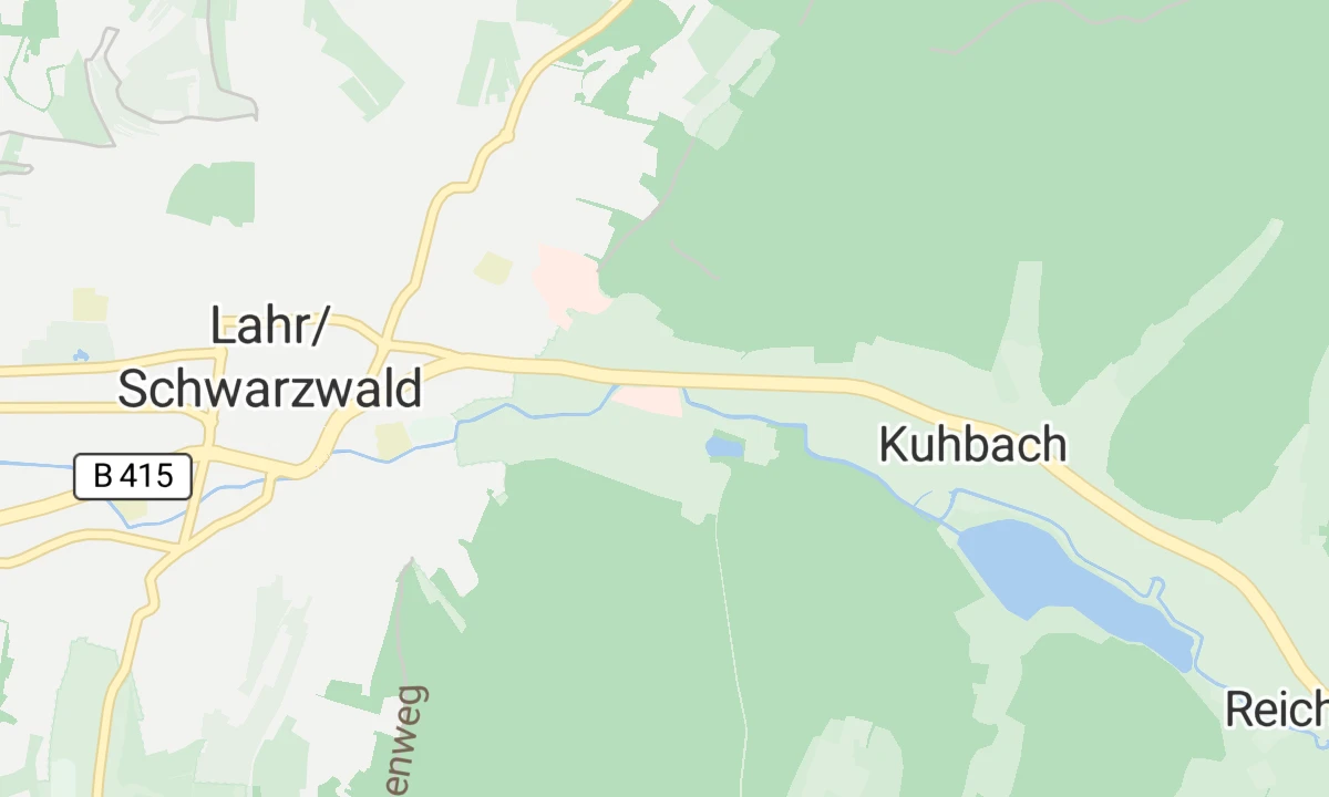 Kartenansicht MediClin Herzzentrum Lahr/Baden
