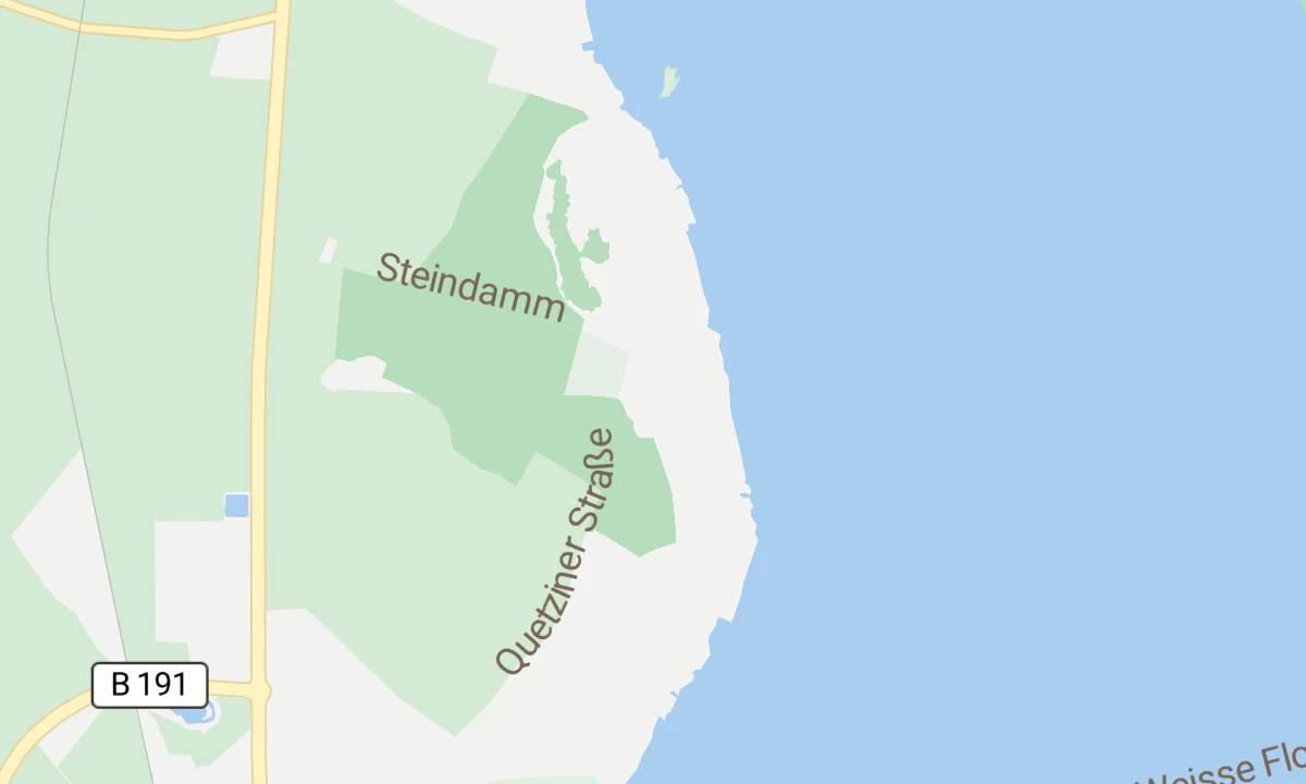 Kartenansicht MediClin Krankenhaus Plau am See