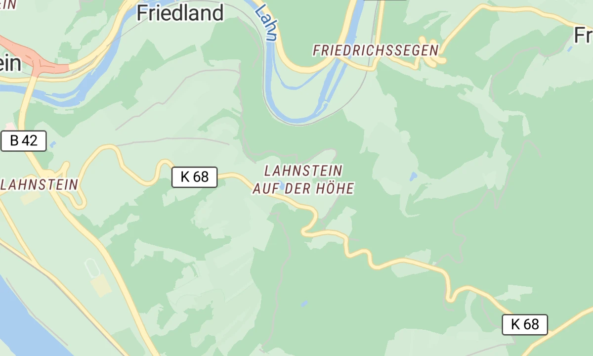 Kartenansicht Medizinisches Zentrum Lahnhöhe am Mittelrhein