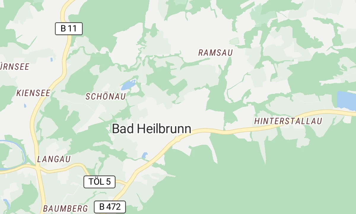 Kartenansicht m&i Fachklinik Bad Heilbrunn