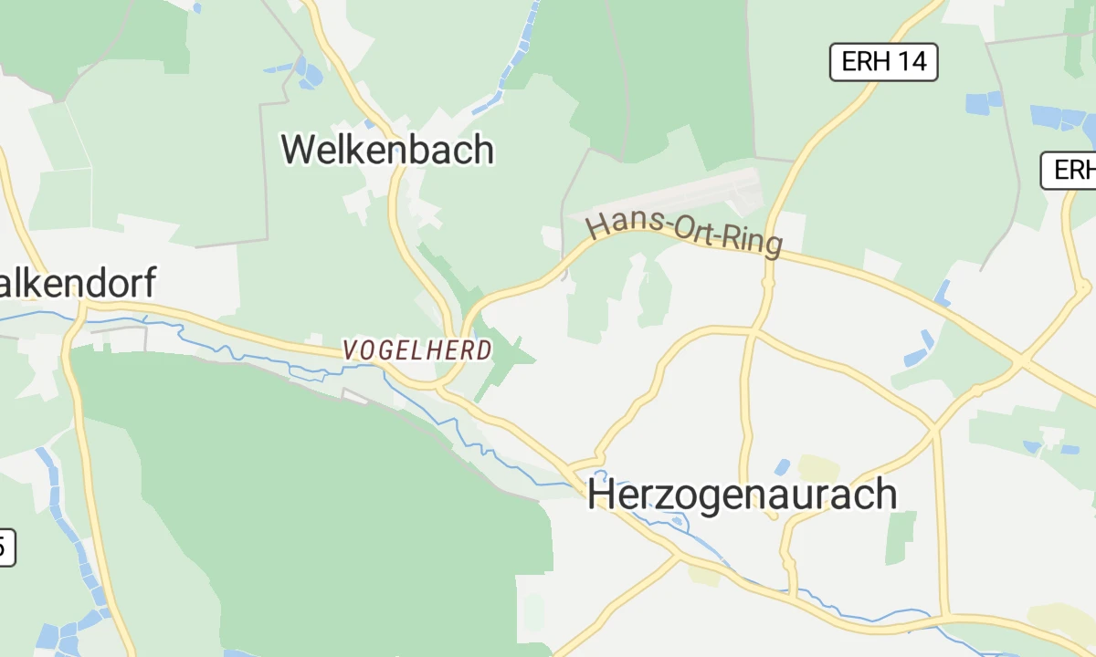 Kartenansicht m&i Fachklinik Herzogenaurach