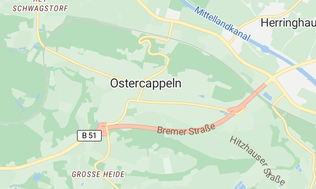 Kartenansicht Niels-Stensen-Kliniken Krankenhaus St. Raphael Ostercappeln