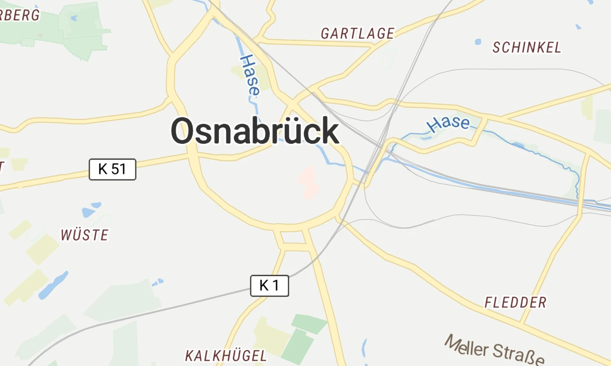 Kartenansicht Niels-Stensen-Kliniken Marienhospital Osnabrück