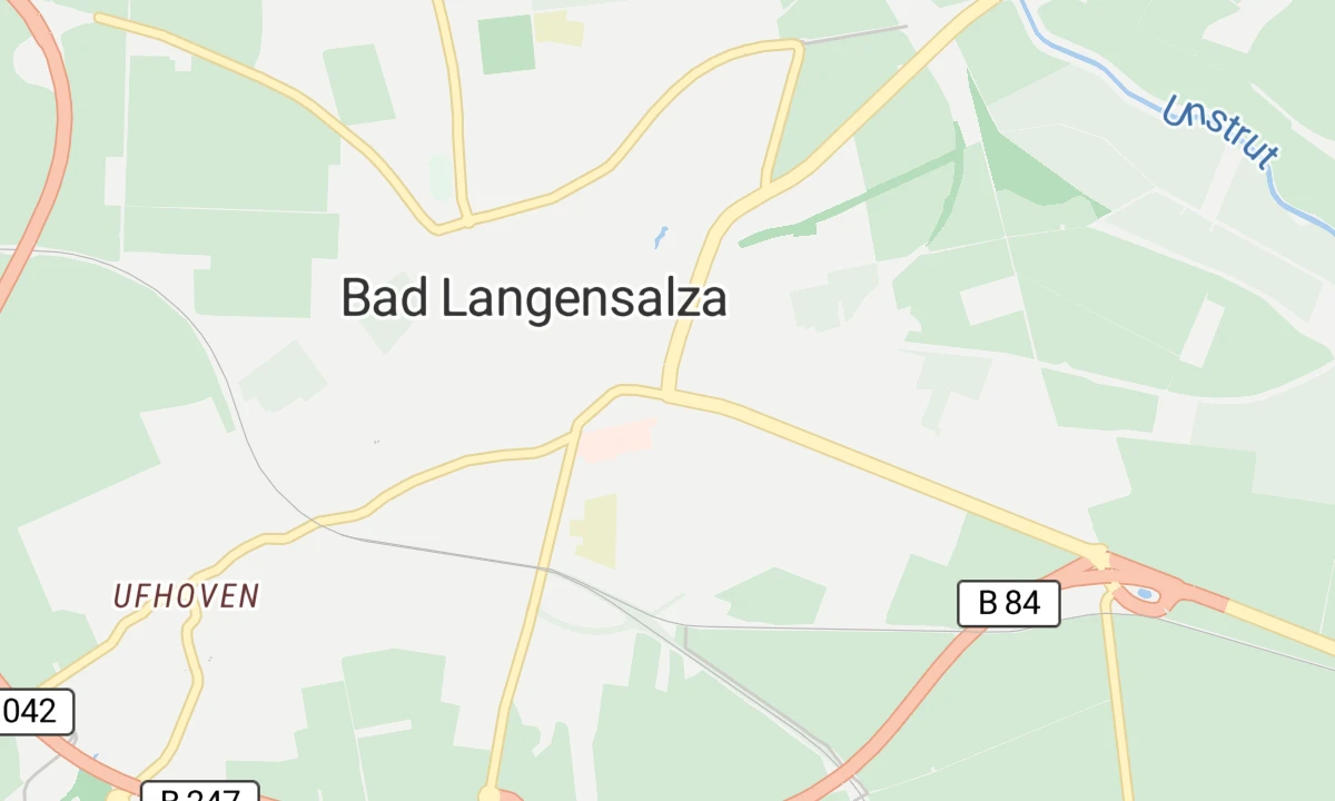 Kartenansicht Ökumenisches Hainich Klinikum - Tagesklinik Bad Langensalza
