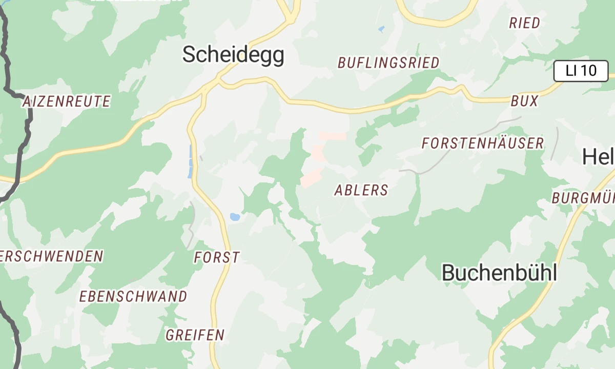 Kartenansicht Panorama Fachklinik Scheidegg
