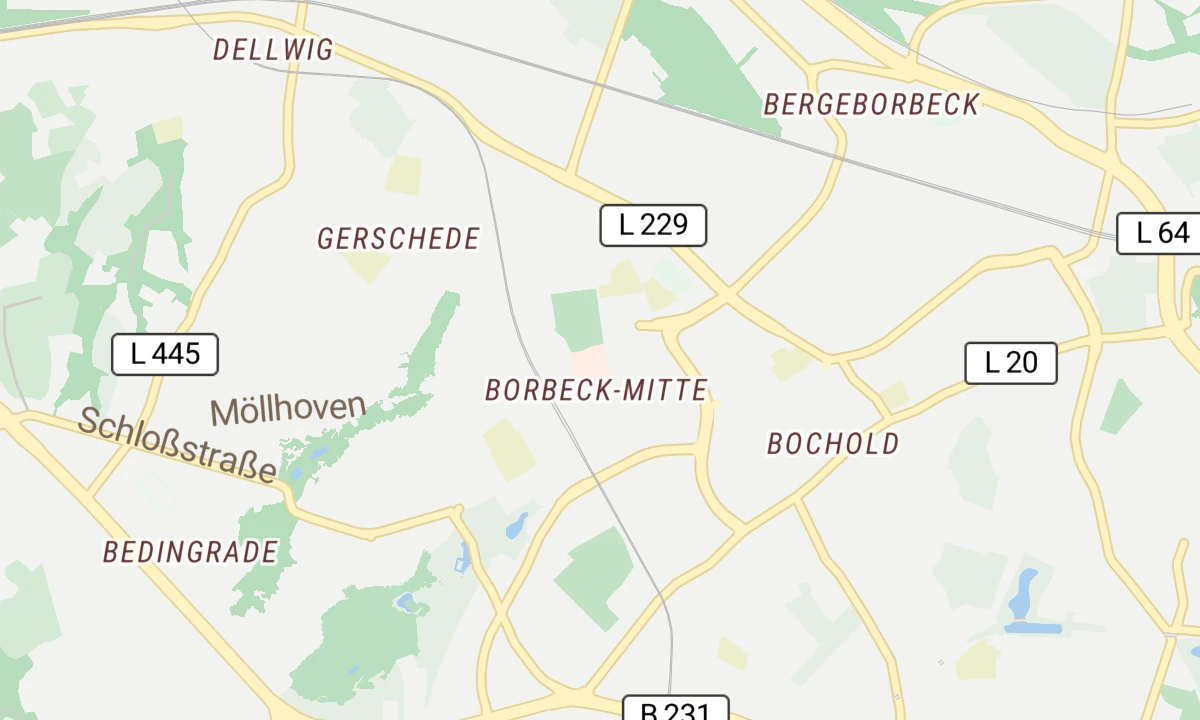 Kartenansicht Philippusstift Essen