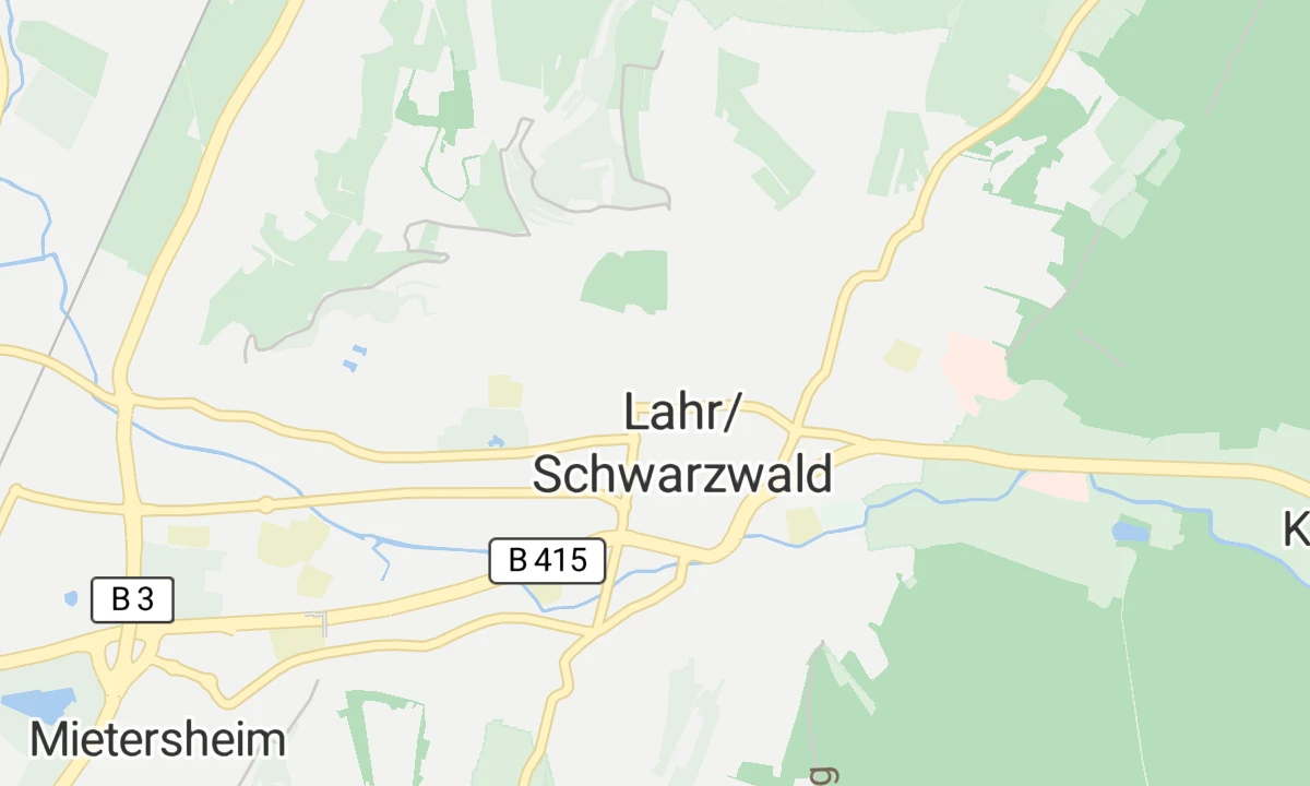 Kartenansicht Psychiatrische Tagesklinik Lahr