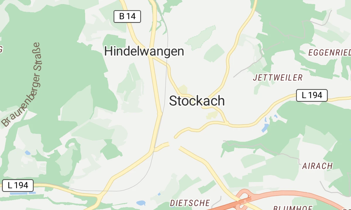 Kartenansicht Psychiatrische Tagesklinik Stockach