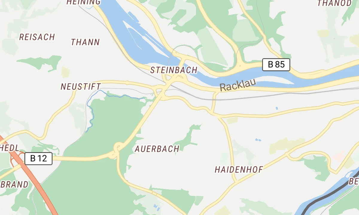 Kartenansicht Psychosomatische Tagesklinik Passau