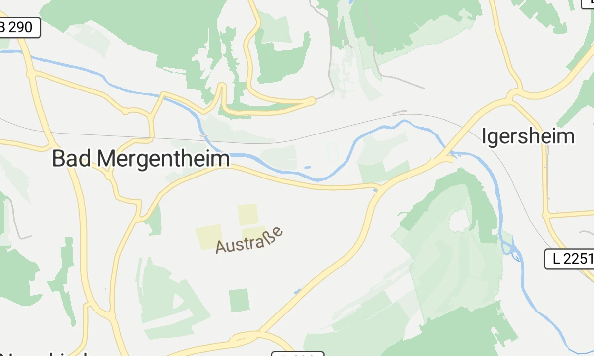 Kartenansicht Psychotherapeutisches Zentrum Kitzberg-Klinik